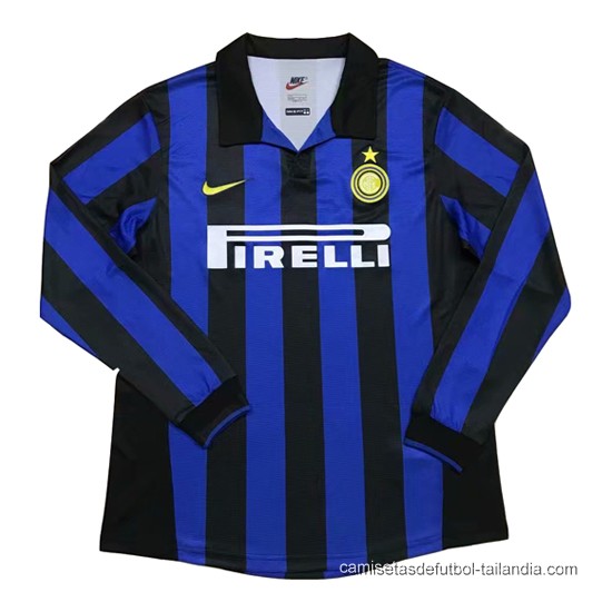 1ª Camiseta Inter Milan Manga Larga Retro 1998 - Haga un click en la imagen para cerrar